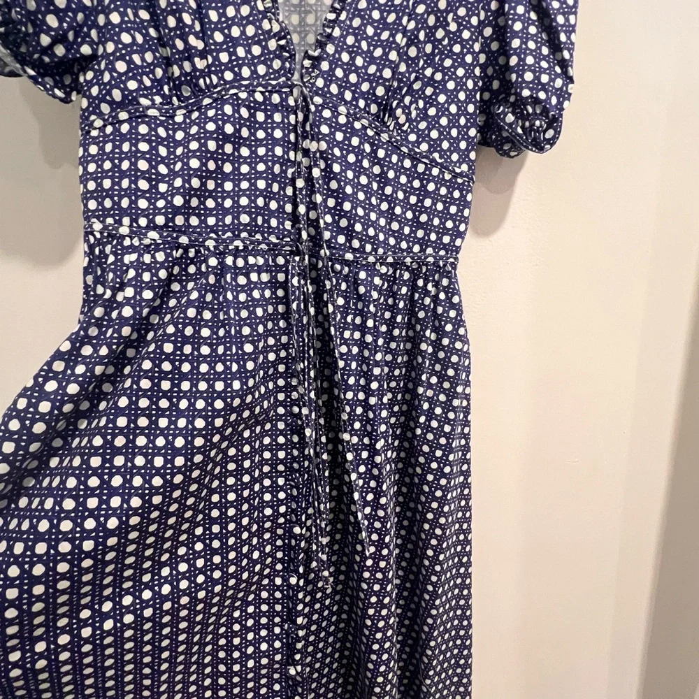 Hill House Blue Polka Dot Maxi Dress - Picture 6 of 8